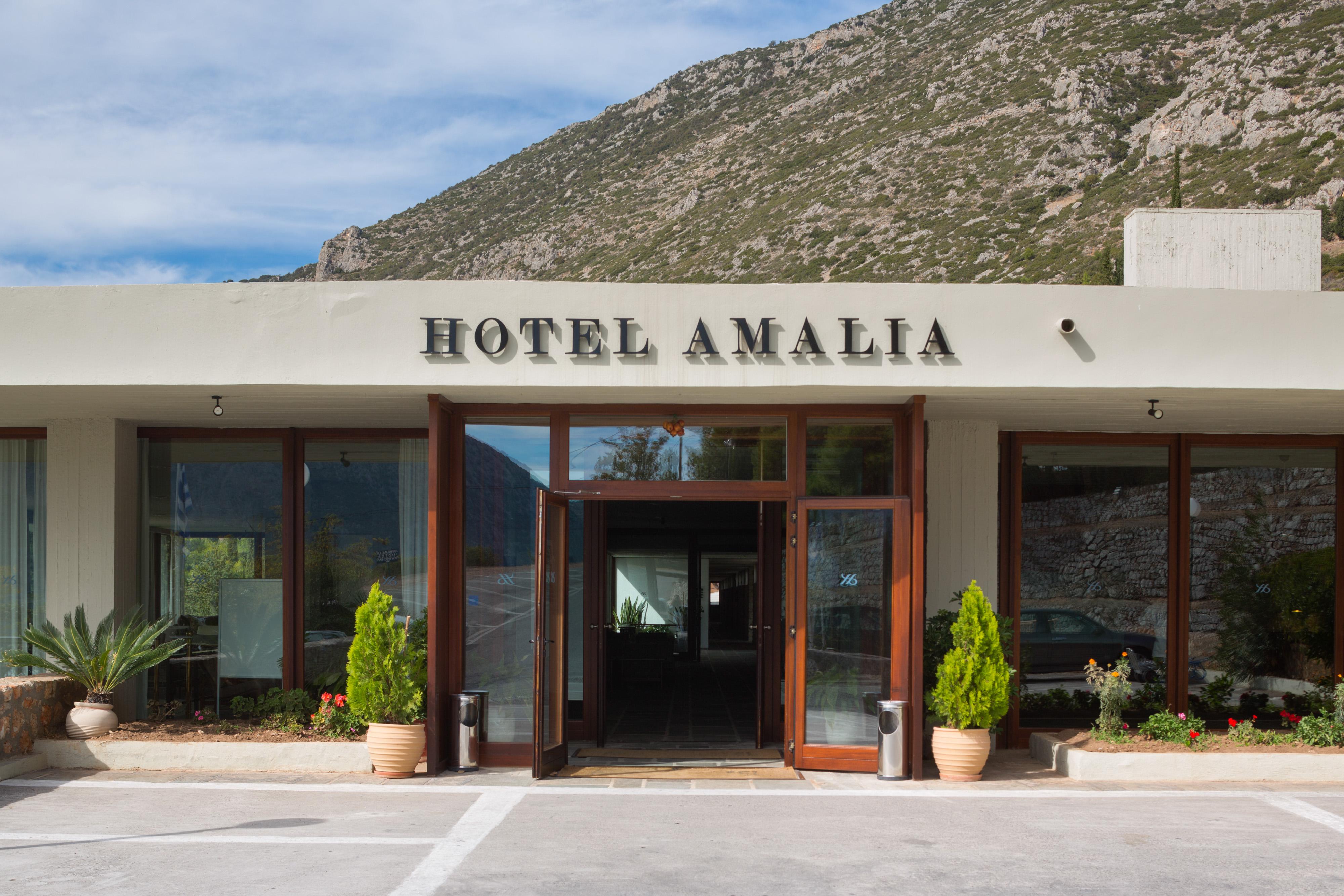 Amalia Hotel Delfos Exterior foto